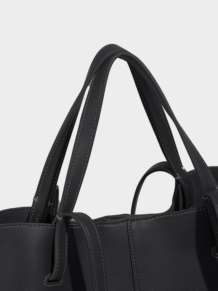 Aurea Tote Bag (Jet Black) - Image 2