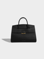 Caelora Hobo Tote Bag (Jet Black)