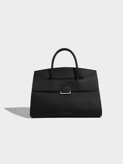 Caelora Hobo Tote Bag (Jet Black)