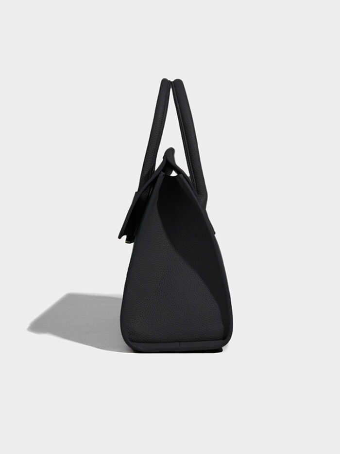 Caelora Hobo Tote Bag (Jet Black) - Image 4