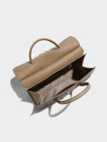 Caelora Hobo Tote Bag (Sand stone beige) - Image 5