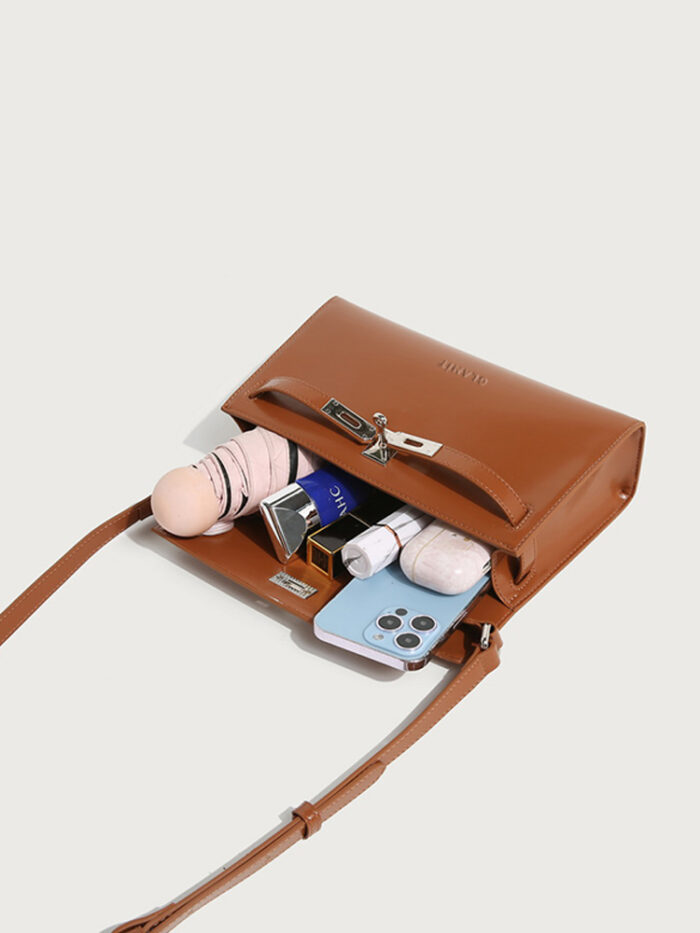 Corvella Shoulder Bag (Caramel Brown) - Image 5