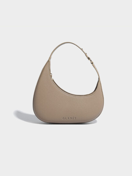 Crescent Shoulder Bag  (Taupe Grey)