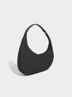 Crescent Shoulder Bag (Jet Black) - Image 2