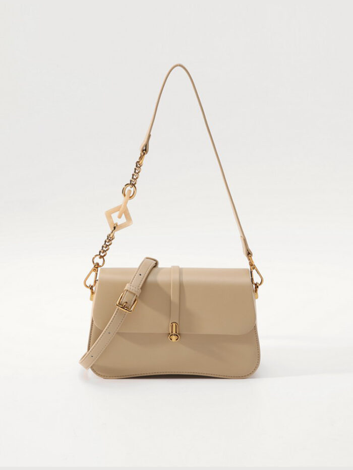Diamora Shoulder Bag (Sand Stone Beige) - Image 1