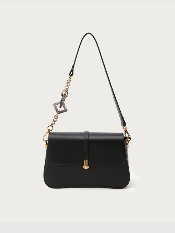 Diamora Shoulder Bag (Jet Black) - Image 1