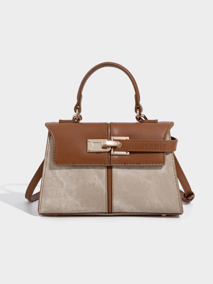 Lusso Cross body Hand bag (Apricot) - Image 1