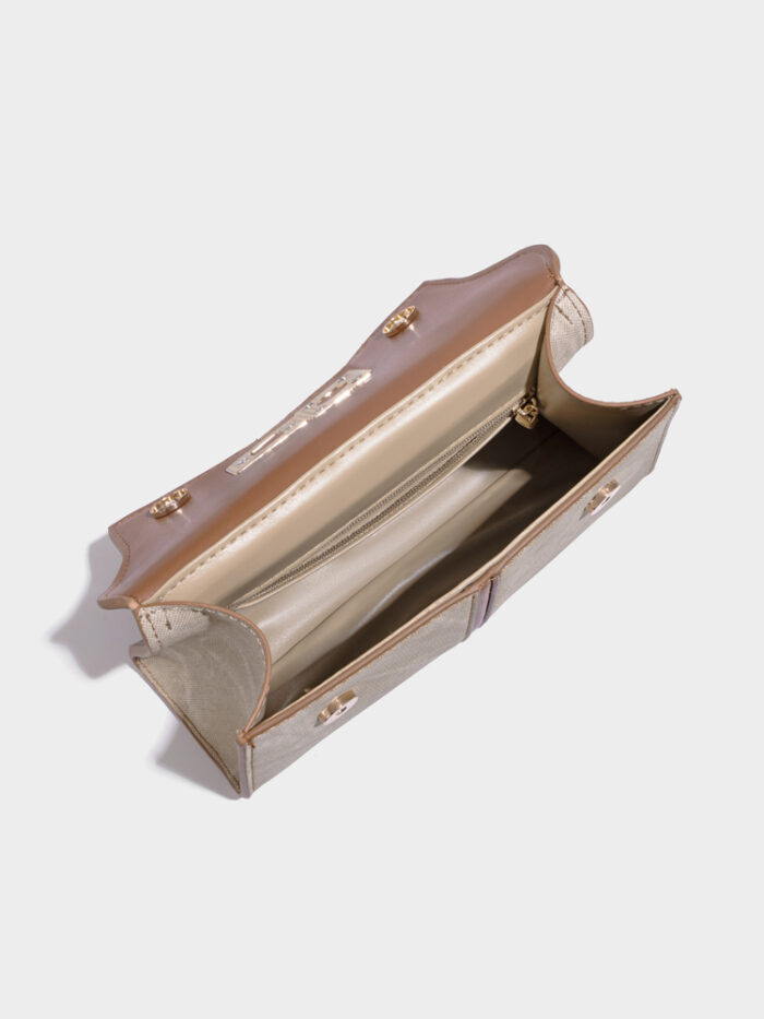 Lusso Cross body Hand bag (Apricot) - Image 5