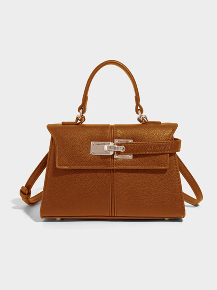 Lusso Cross body Hand bag (Caramel Brown) - Image 1