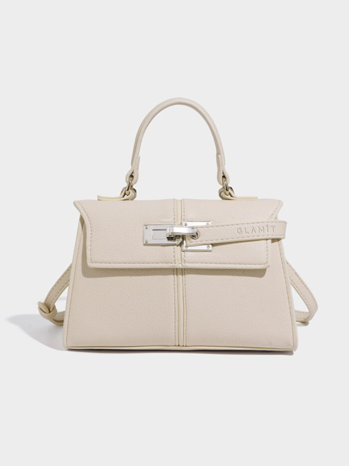 Lusso Cross body Hand bag (Light cream white) - Image 1