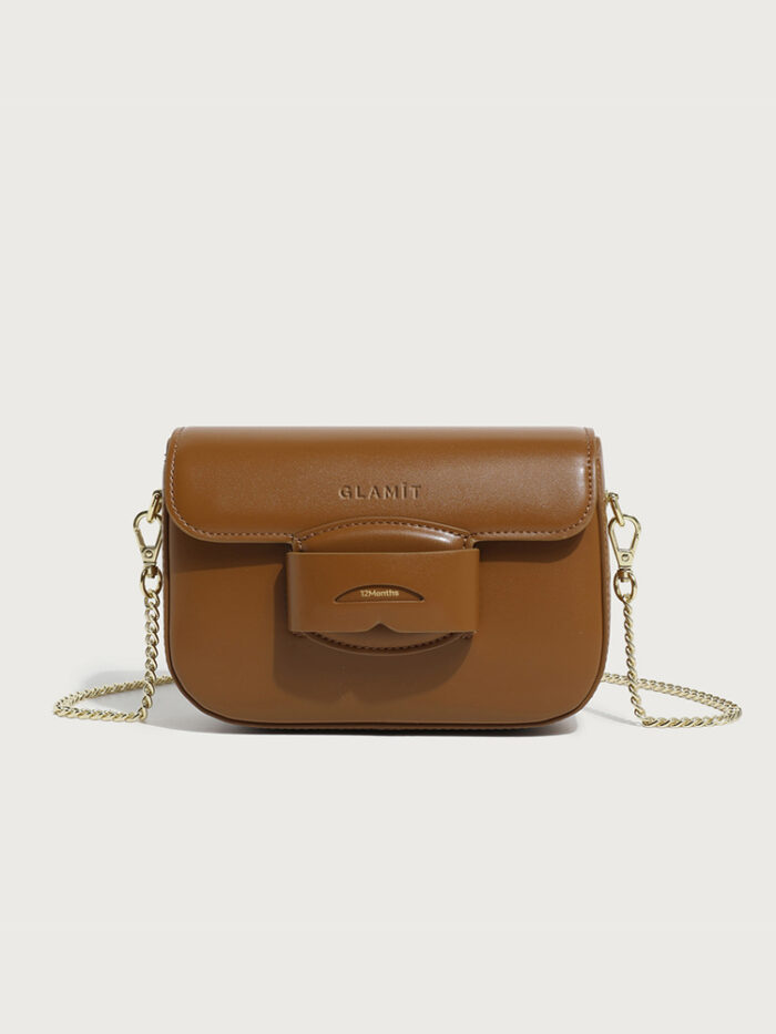 Luzia Shoulder Bag (Caramel Brown) - Image 1