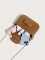 Luzia Shoulder Bag (Caramel Brown) - Image 4