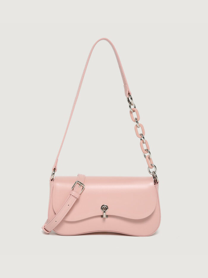 Serafina Shoulder Bag (Blush Rose Pink) - Image 1