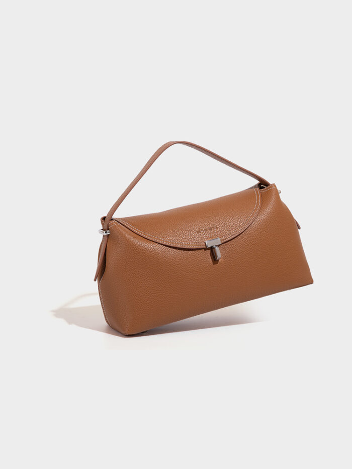 Valencia Bucket Bag (Caramel Brown) - Image 3