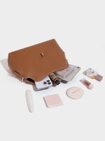 Valencia Bucket Bag (Caramel Brown) - Image 4