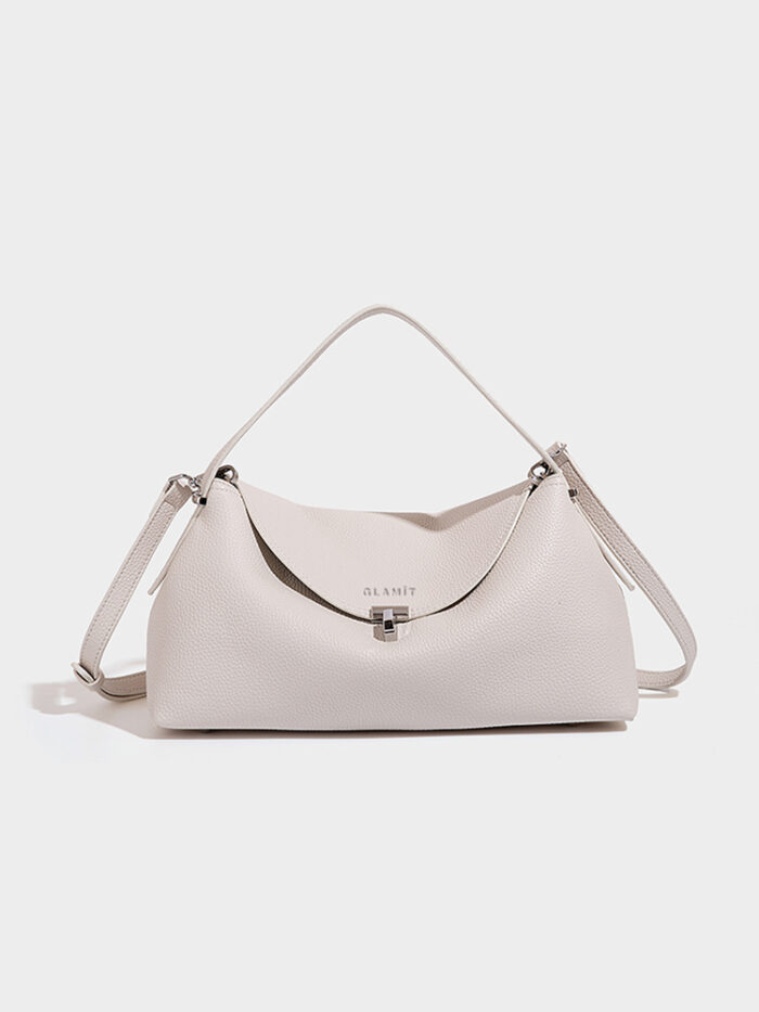 Valencia Bucket Bag (Light cream White) - Image 1