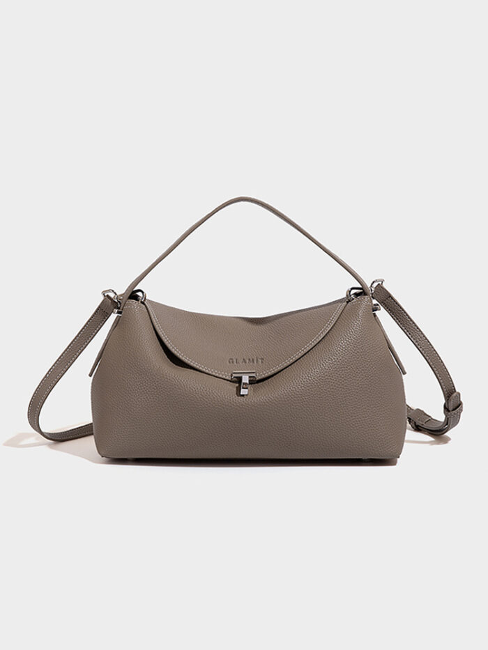 Valencia Bucket Bag (Taupe Grey) - Image 1