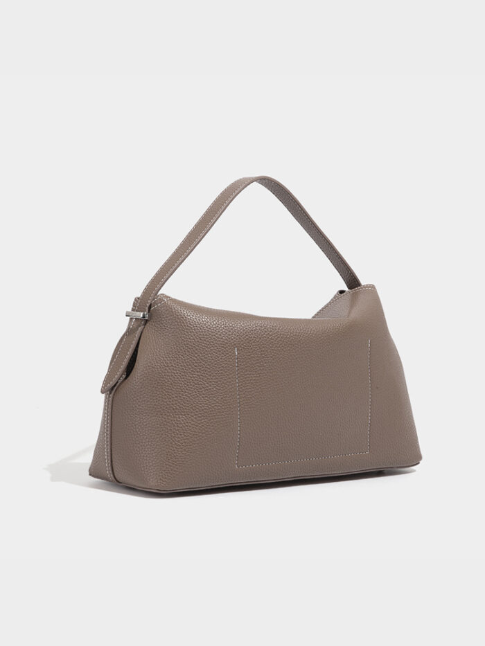 Valencia Bucket Bag (Taupe Grey) - Image 2